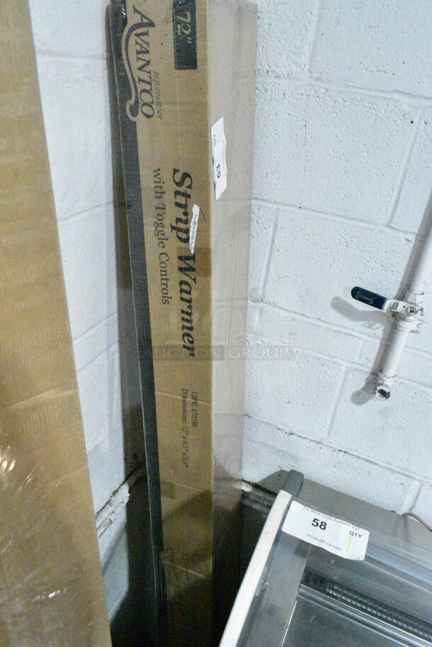 BRAND NEW IN BOX! Avantco 177SW72TCP Stainless Steel Commercial 72" High Wattage Strip Warmer. 120 Volts, 1 Phase. - Image 2 of 4