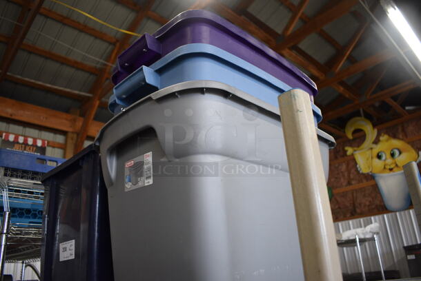 ALL ONE MONEY! Lot of 6 Various Poly Bins! - Image 2 of 3