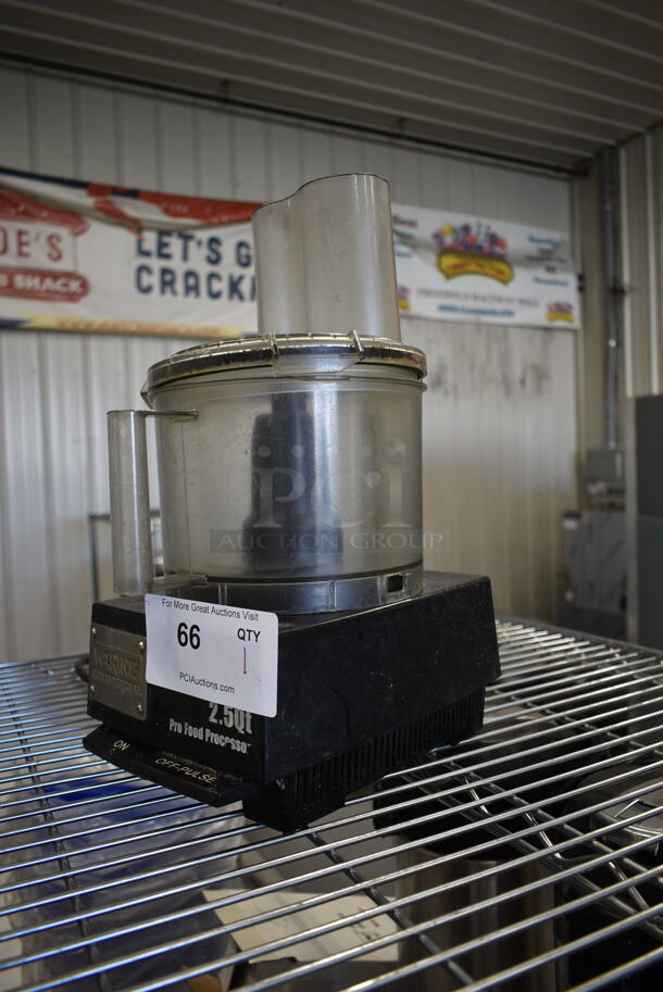 Waring Metal Countertop Food Processor w/ Bowl and S Blade. Tested and Working! - Image 3 of 5