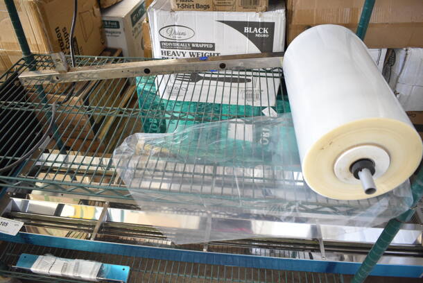 VacMaster Stainless Steel Commercial Countertop Vacuum Sealer w/ Plastic Rolls. Tested and Working! - Image 6 of 6