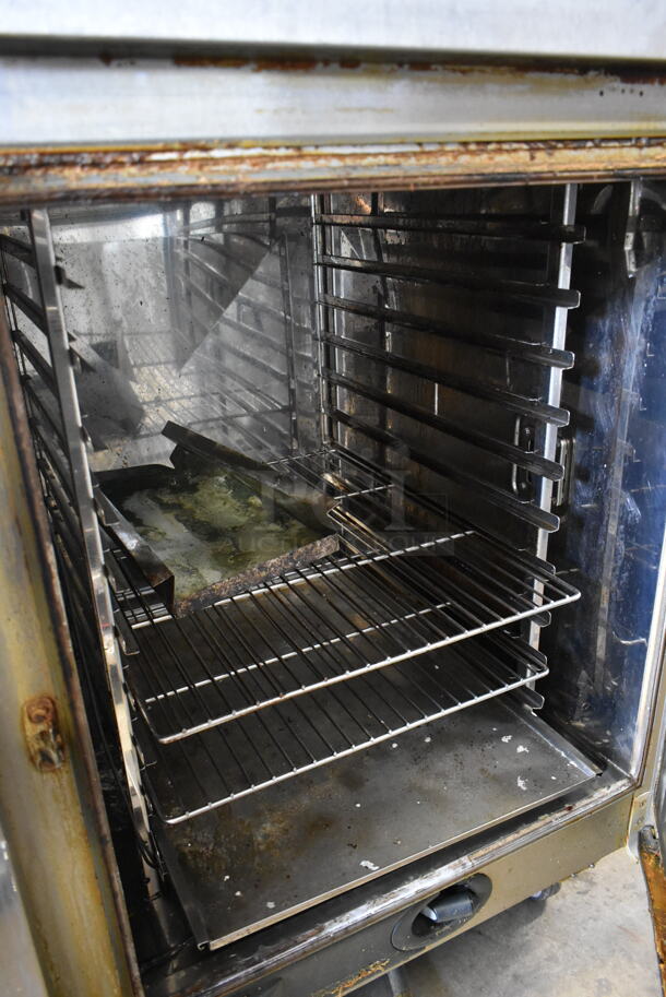 2 2016 Rational Stainless Steel Commercial Combitherm Self Cooking Center Convection Ovens on Commercial Casters. Top Model: SCC WE 62. Bottom Model: SCC WE 102. 480 Volts, 3 Phase. 2 Times Your Bid! - Image 7 of 8