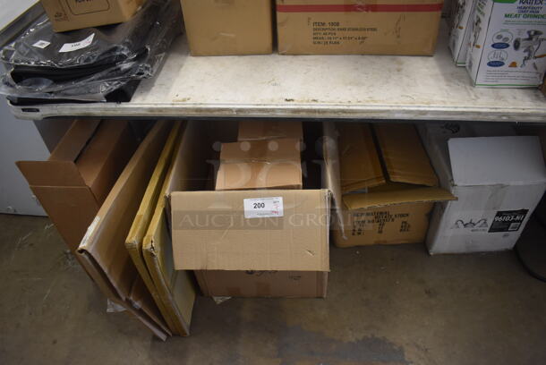 ALL ONE MONEY! Lot of 7 Cases of Various NEW Product Including Light Fixture, Art Envelopes, Watering Cans, Charcoal Sheets, Planters and MORE! - Image 1 of 10