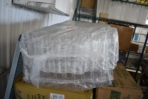 PALLET LOT of 27 BRAND NEW Boxes Including 127SB24COMBO Choice 24 oz. Clear Plastic Salad Bowl with Lid - 150/Case, 2 Box 500CC16 Choice Clear PET Customizable Plastic Cold Cup - 16 oz. - 1000/Case, CH12DEF Dart ClearPac SafeSeal 12 oz. Tamper-Resistant, Tamper-Evident Hinged Container with Flat Lid - 200/Case, 3 Box 760SOUP8KFT EcoChoice 8 oz. Kraft Paper Food Cup with Vented Lid - 250/Case, 130HBKCUTFW Visions Individually Wrapped Black Heavy Weight Plastic Fork - 1000/Case, 2 Box 129MCR32B Choice 32 oz. Black Round Microwavable Heavy Weight Container with Lid 7 1/4" - 150/Case, 2 Box 433NHT101H Choice 1/6 Standard Size White "Thank You" Medium-Duty Plastic T-Shirt Bag - 1000/Case, 347RPBD10WHS Visions 10" White Plastic Plate with Silver Bands - 120/Case, 129MCS38B Choice 38 oz. Black Rectangular Microwavable Heavy Weight Container with Lid 8 3/4" x 6 1/4" x 2" - 150/Case, 346WKFSNSPM Choice White Medium Weight Wrapped Plastic Cutlery Pack with Napkin and Salt / Pepper Packets - 500/Case. 27 Times Your Bid! - Image 2 of 12
