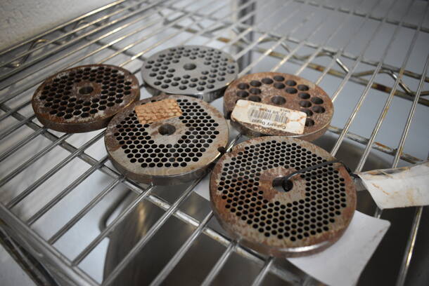 5 Metal Meat Grinder Plates. 3.25x3.25x0.5. 5 Times Your Bid! - Image 4 of 4