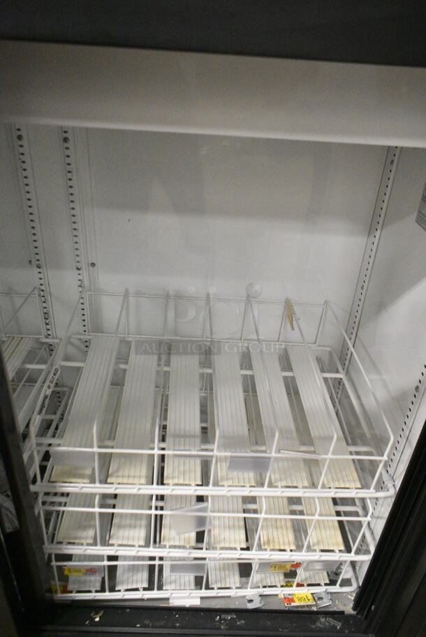 2018 True GDM-41SL-48-HC-LD Metal Commercial 2 Door Reach In Cooler Merchandiser w/ Poly Coated Racks. 115 Volts, 1 Phase. Tested and Working! - Image 2 of 4