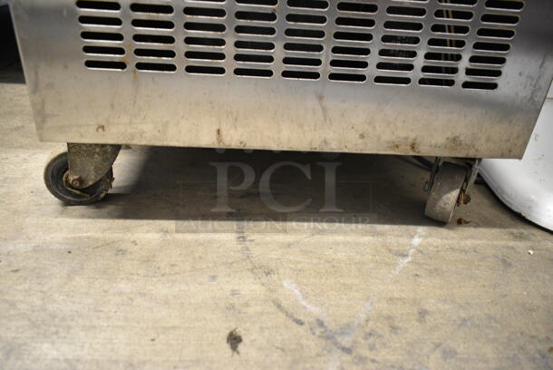 Musso 7 Stainless Steel Commercial Floor Style Ice Cream Maker on Commercial Casters. 115 Volts, 1 Phase.  - Image 5 of 6