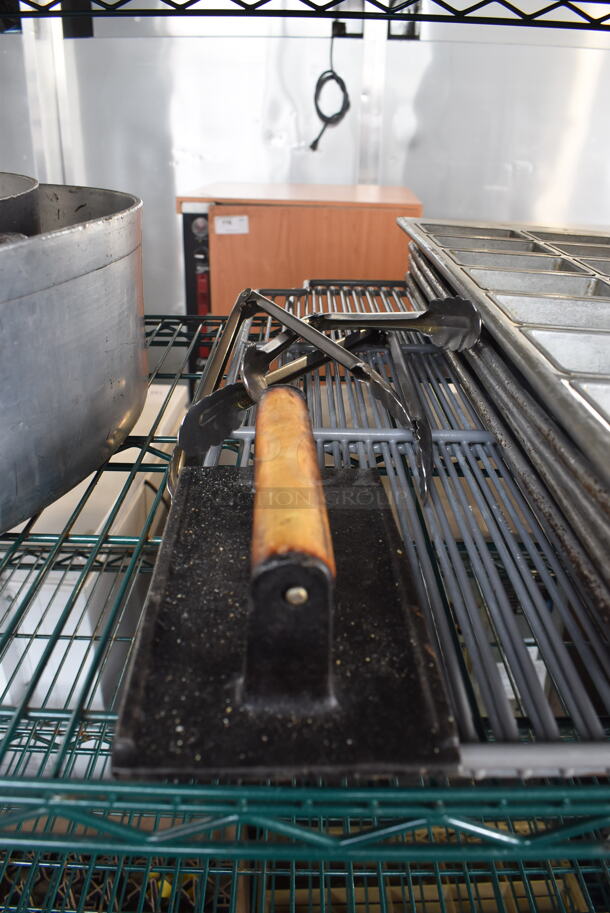 ALL ONE MONEY! Lot of Steel Circular Pans, Cooking Utensils and Trays - Image 4 of 5