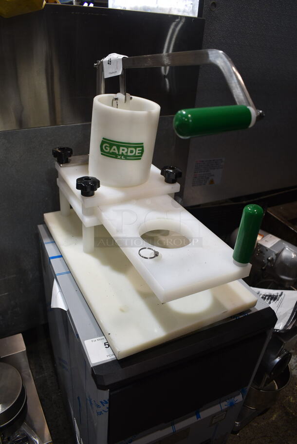 BRAND NEW SCRATCH AND DENT! Garde XL 4" x 1" Burger Press - 180 Patties/Hour - Image 3 of 7