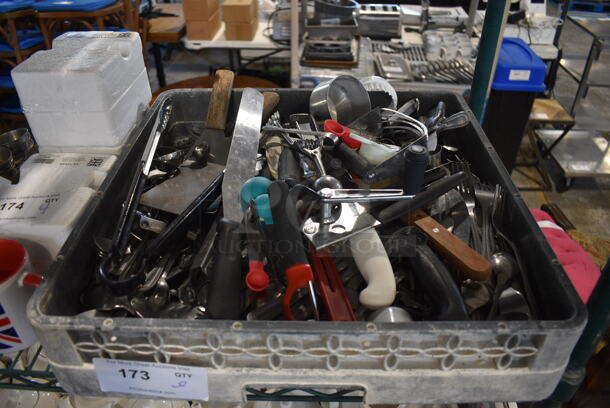 ALL ONE MONEY! Lot of Various Metal Utensils Including Knives and Spatulas! - Image 1 of 5