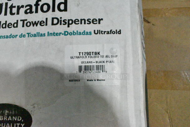 3 BRAND NEW IN BOX! T1790TBK San Jamar Oceans Ultrafold C-Fold Towel Dispenser. 3 Times Your Bid!  - Image 3 of 4
