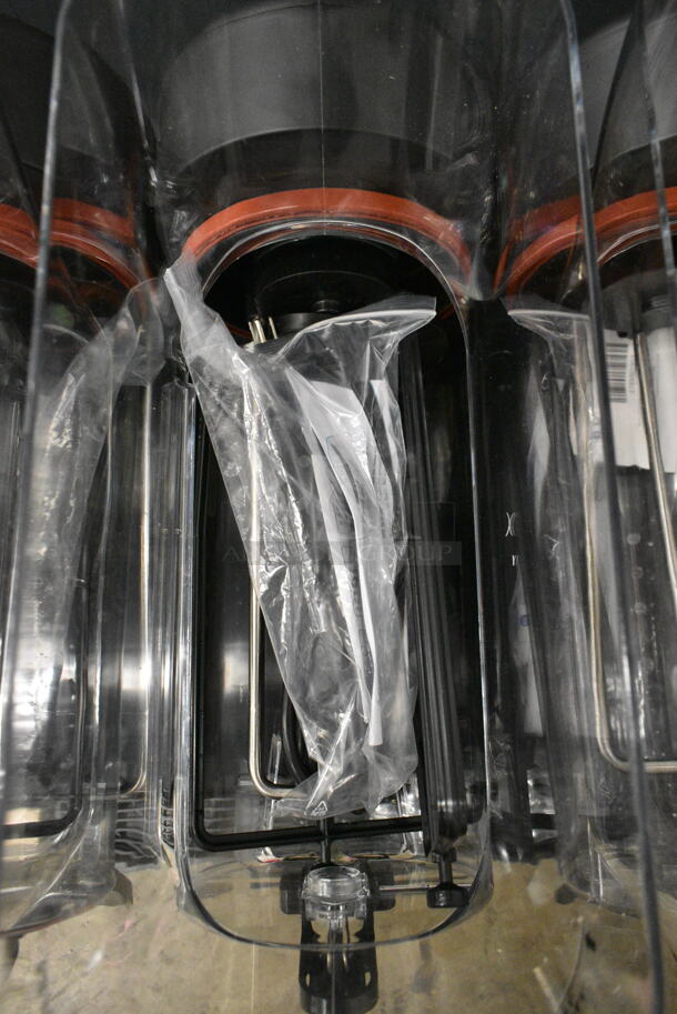 BRAND NEW SCRATCH AND DENT! Narvon 378RBD3G3 Stainless Steel Triple 3 Gallon Bowl Refrigerated Beverage Dispenser. 115 Volts, 1 Phase. Tested and Working! - Image 8 of 9