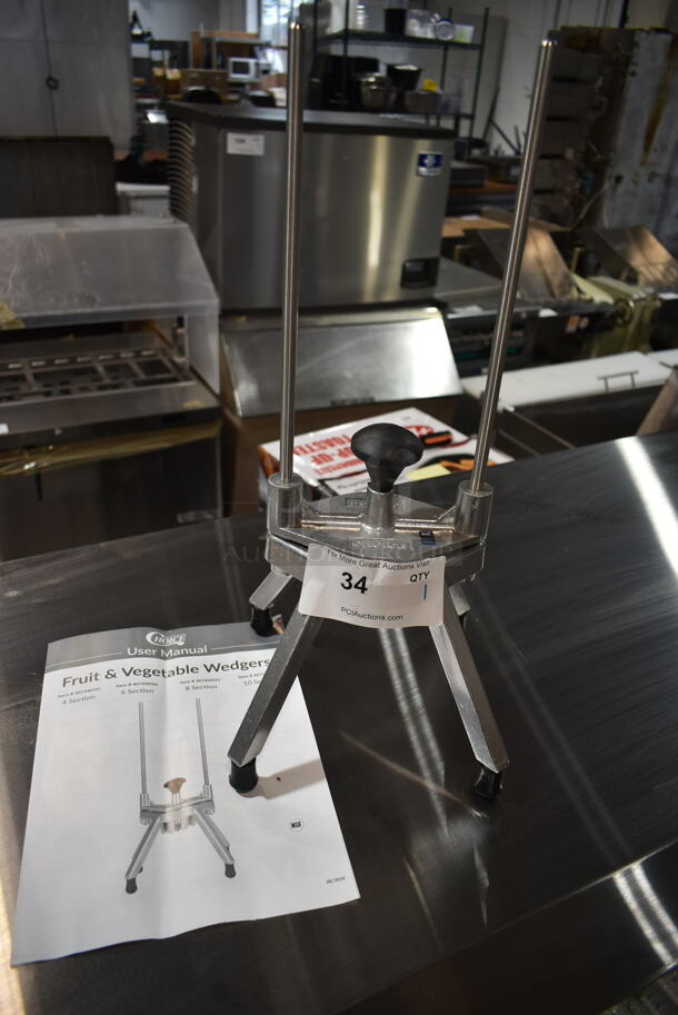 BRAND NEW SCRATCH AND DENT! Choice 4076WDG Metal 10 Section Fruit/Vegetable Wedge Cutter.  - Image 2 of 6