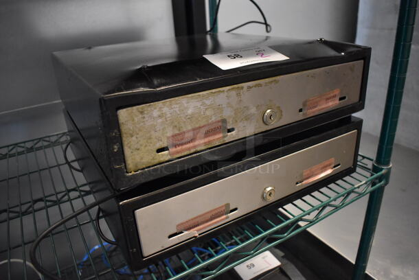 2 Metal Cash Register Drawers. 16x17x4.5. 2 Times Your Bid! - Image 2 of 5