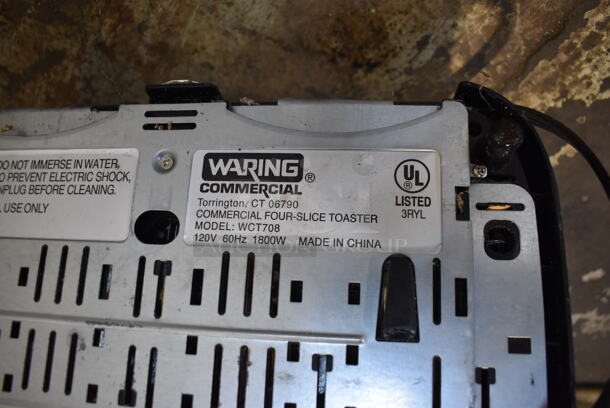 Waring WCT708 Metal Countertop 4 Slot Toaster. 120 Volts, 1 Phase. - Image 4 of 5