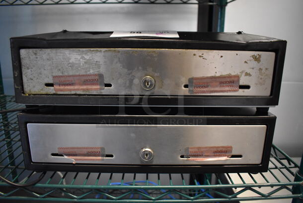 2 Metal Cash Register Drawers. 16x17x4.5. 2 Times Your Bid! - Image 4 of 5