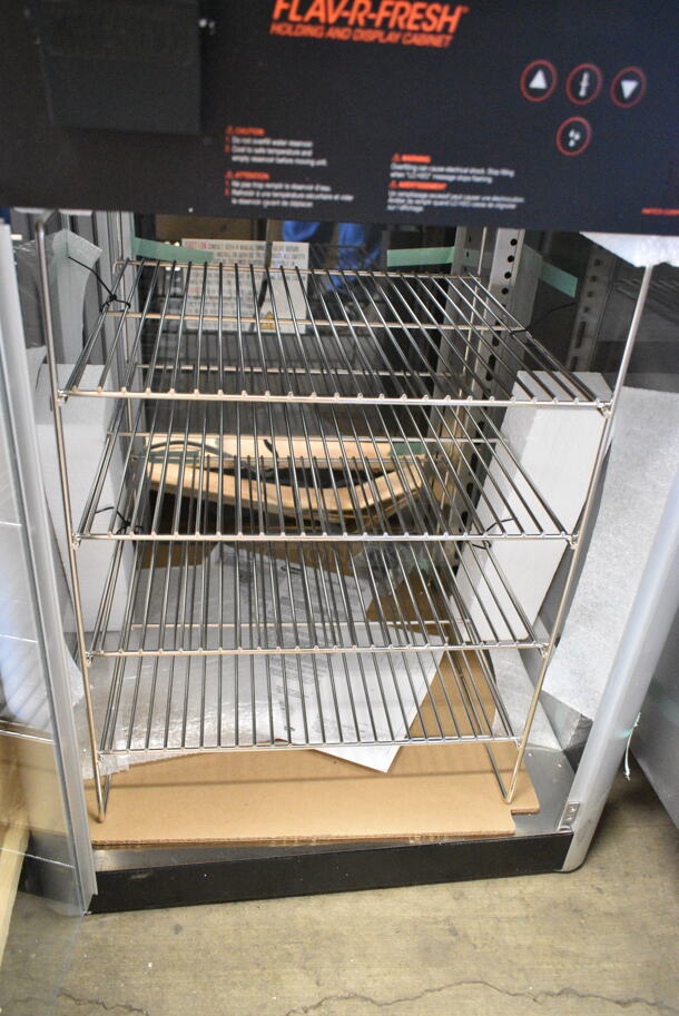 BRAND NEW! Hatco FDWD-2X Flav-R-Fresh Two Door Heated Display Cabinet with Humidity Control and Multi-Purpose Rack. 120 Volts, 1 Phase. Tested and Working! - Image 4 of 6