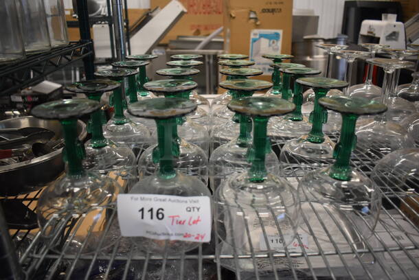 ALL ONE MONEY! Tier Lot of 44 Stemmed Glasses - Image 2 of 4