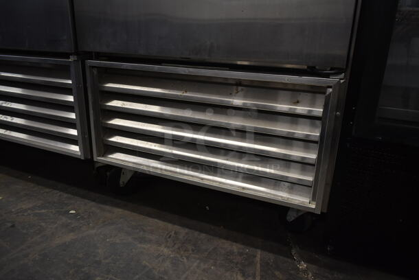 True T-23F Stainless Steel Commercial Single Door Reach In Freezer w/ Poly Coated Racks on Commercial Casters. 115 Volts, 1 Phase. Cannot Test - Unit Trips Breaker. - Image 4 of 6