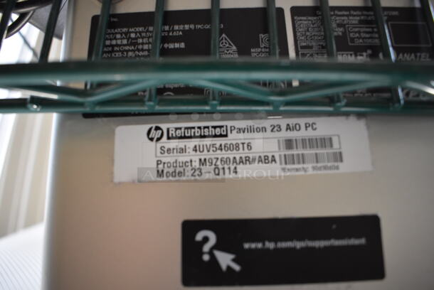 HP Hewlett Packard Pavilion 23 AiO PC 23-Q114 23" All In One Computer. Unit Has Been Factory Reset. Tested and Working! - Image 6 of 7