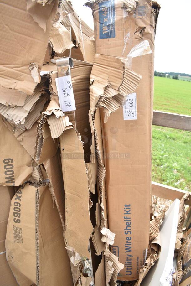 2 BRAND NEW SCRATCH AND DENT! Items; Steelton 465C1848KE5 18" x 48" NSF Chrome 5-Shelf Kit with 72" Posts and Regency 460SS2448 Spec Line 24" x 48" NSF Stainless Steel Solid Shelf. 2 Times Your Bid! May Be Missing Pieces.  - Image 2 of 4