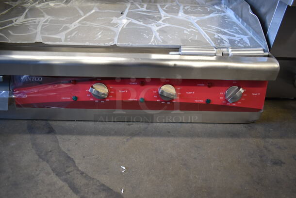 BRAND NEW SCRATCH AND DENT! 2023 Avantco 177EG30N Stainless Steel Commercial Countertop Electric Powered Flat Top Griddle. 208/240 Volts, 1 Phase. - Image 3 of 5