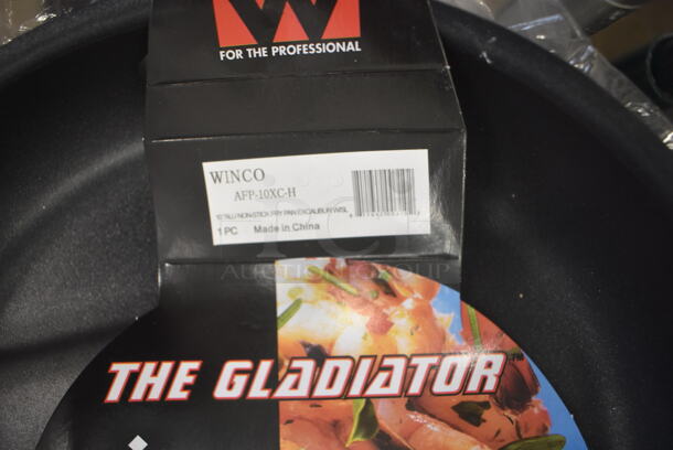 7 BRAND NEW! Metal Skillets; 2 Winco AFP-7NS Skillets and 5 Winco AFP-10XC-H Skillets. Includes 13.5x7.5x2, 18x10.5x2. 7 Times Your Bid! - Image 4 of 5