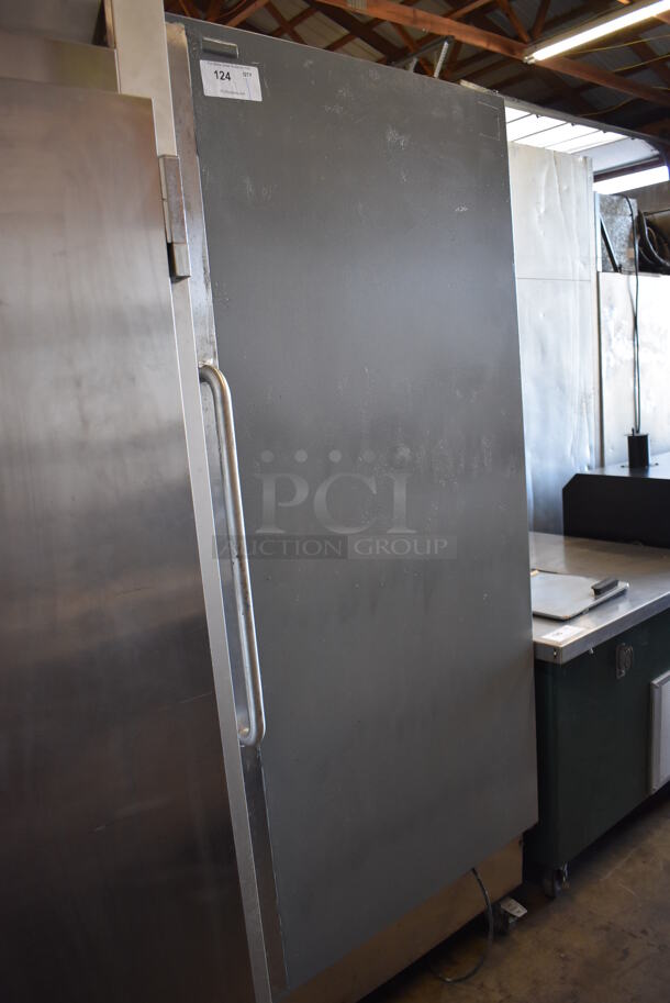 Electrolux GCBM18FQWA ENERGY STAR Metal Single Door Reach In Freezer on Commercial Casters. 115 Volts, 1 Phase. 32x27x75. Tested and Does Not Power On - Image 2 of 4