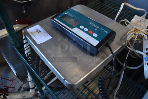 Taylor TE150 Metal Countertop Food Portioning Scale. 12x12x2.5. Tested and Working! - Image 2 of 4