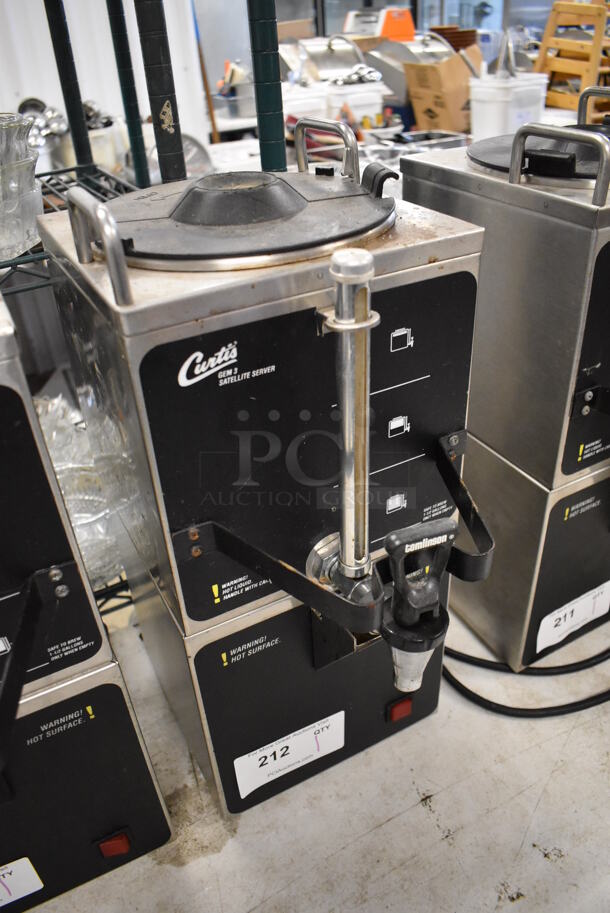 Curtis GEM-3-02 Stainless Steel Commercial Coffee Server on Curtis GEM-5 Stainless Steel Commercial Stand. 120 Volts, 1 Phase. 9x13.5x20 - Image 3 of 5