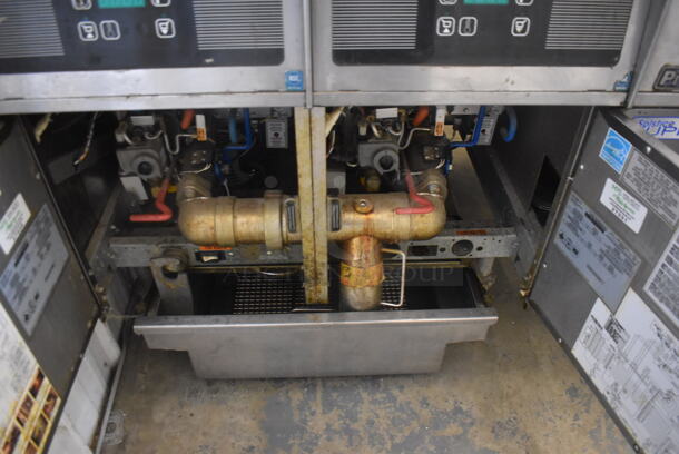 2013 Pitco SSH55 Double Natural Gas Powered Fryer 80,000 BTU w/ Dump Station and Filtration System. - Image 5 of 8