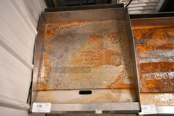Toastmaster Pro Series Stainless Steel Commercial Countertop Natural Gas Powered Flat Top Griddle.  - Image 3 of 5