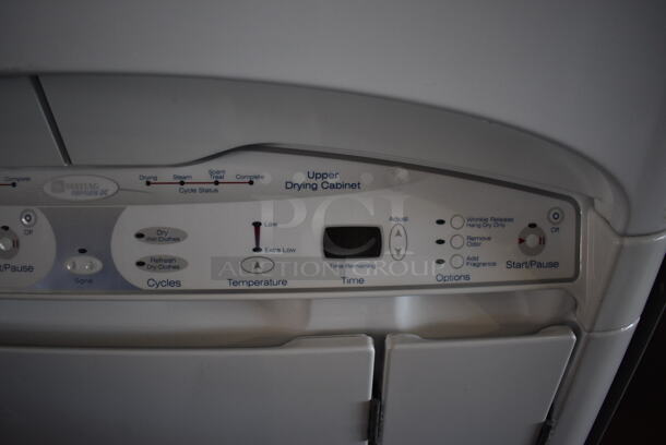 Maytag MCG8000AWW Metal Natural Gas Powered Front Load Tumble Dryer w/ Upper Drying Cabinet. 33x35x73 - Image 5 of 8