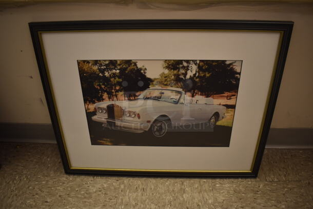 Framed Picture of Rolls Royce Corniche Drophead Coupe. - Image 1 of 7