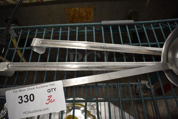 3 Various Metal Ladles. Includes 15". 3 Times Your Bid! - Image 3 of 3