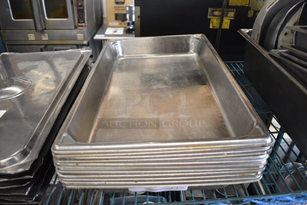 11 Stainless Steel Full Size Drop In Bins. 1/1x2. 11 Times Your Bid! - Image 1 of 3