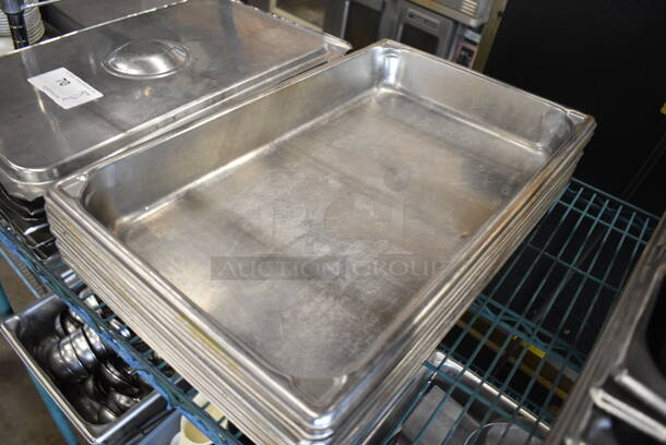 11 Stainless Steel Full Size Drop In Bins. 1/1x2. 11 Times Your Bid! - Image 2 of 3