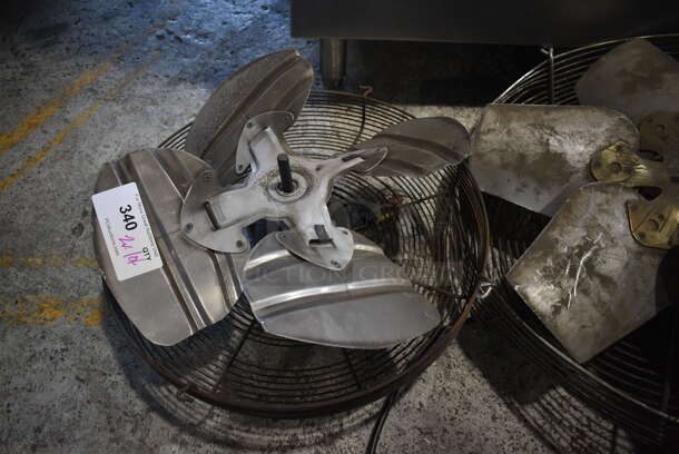 2 Metal Fan Pieces. 26x26x10, 18x18x10. 2 Times Your Bid! - Image 3 of 3