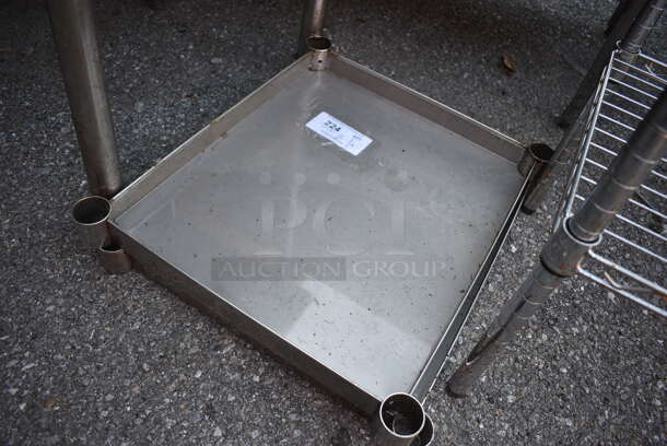 ALL ONE MONEY! Lot of 2 Metal Shelves. 19x22x2 - Image 3 of 3