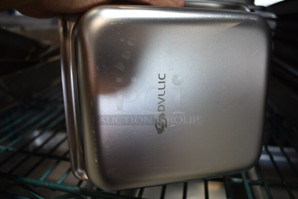 32 Various Stainless Steel Items Including Drop In Bins, Drop In Bin Lids and Center Hinge Chafer Lids. Includes 7x6.5x6, 7x6.5x2.5. 32 Times Your Bid! - Image 5 of 9