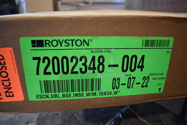 BRAND NEW IN BOX! Royston 72002348-004 Gray Panel. 18x54 - Image 2 of 4