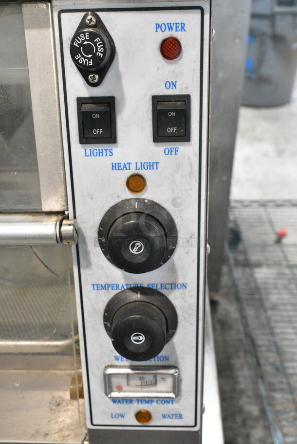 Stainless Steel Commercial Countertop Heated Display Case Merchandiser. 220 Volts, 1 Phase. Tested and Working! - Image 4 of 4