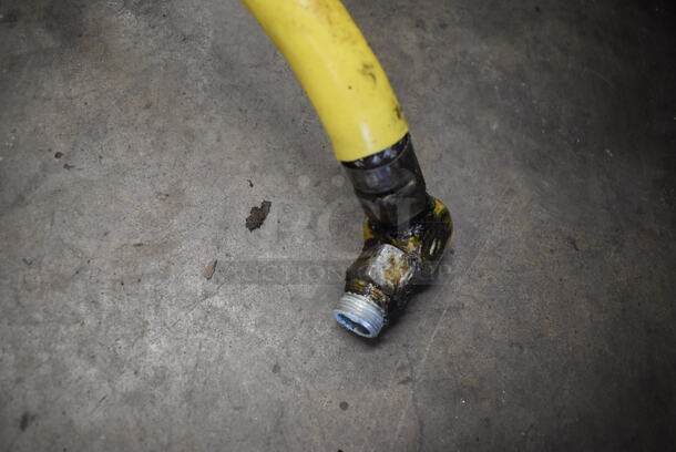 Yellow Gas Hose. 40" - Image 2 of 4