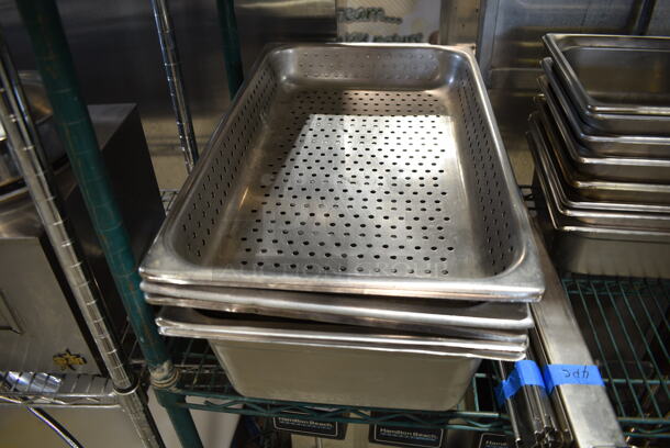 20 Various Stainless Steel Items Including Drop In Bins and Adapters. Includes 10x13x6. 20 Times Your Bid! - Image 2 of 6