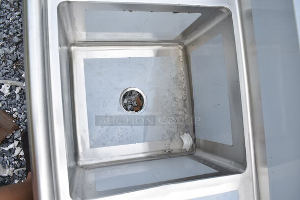 BRAND NEW SCRATCH AND DENT! Regency 600S31818218 Stainless Steel 3 Bay Sink w/ Dual Drain Boards. No Legs. - Image 5 of 9