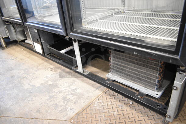 2016 True GDM-72F-HC Metal Commercial 3 Door Reach In Freezer Merchandiser w/ Poly Coated Racks. 115/208-230 Volts, 1 Phase.  - Image 2 of 7