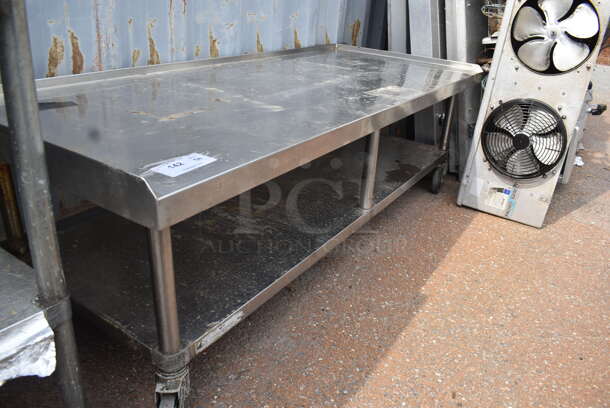 Commercial Stainless Steel Equipment Stand With Undershelf on Commercial Casters. - Image 2 of 3