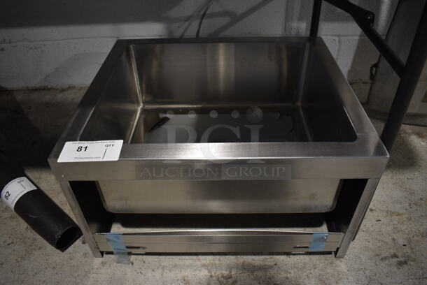 BRAND NEW! Stainless Steel Mop Sink. 22x19x12 - Image 1 of 3