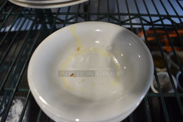 4 White Ceramic Bowls. 4.5x4.5x1. 4 Times Your Bid! - Image 2 of 3