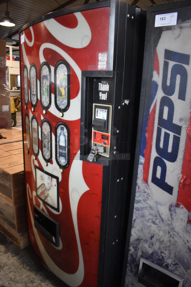 Royal Model RVCC-660-B Metal Commercial Canned Drink Vending Machine w/ Bill / Coin Acceptor. Comes w/ Key! 37x34x72. Tested and Does Not Power On - Image 2 of 9