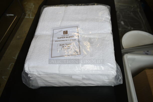 2 BRAND NEW SCRATCH AND DENT! Bundles of Luxury Towels Opal Super Blend 24x50 Bath Towel. 2 Times Your Bid! - Image 5 of 6
